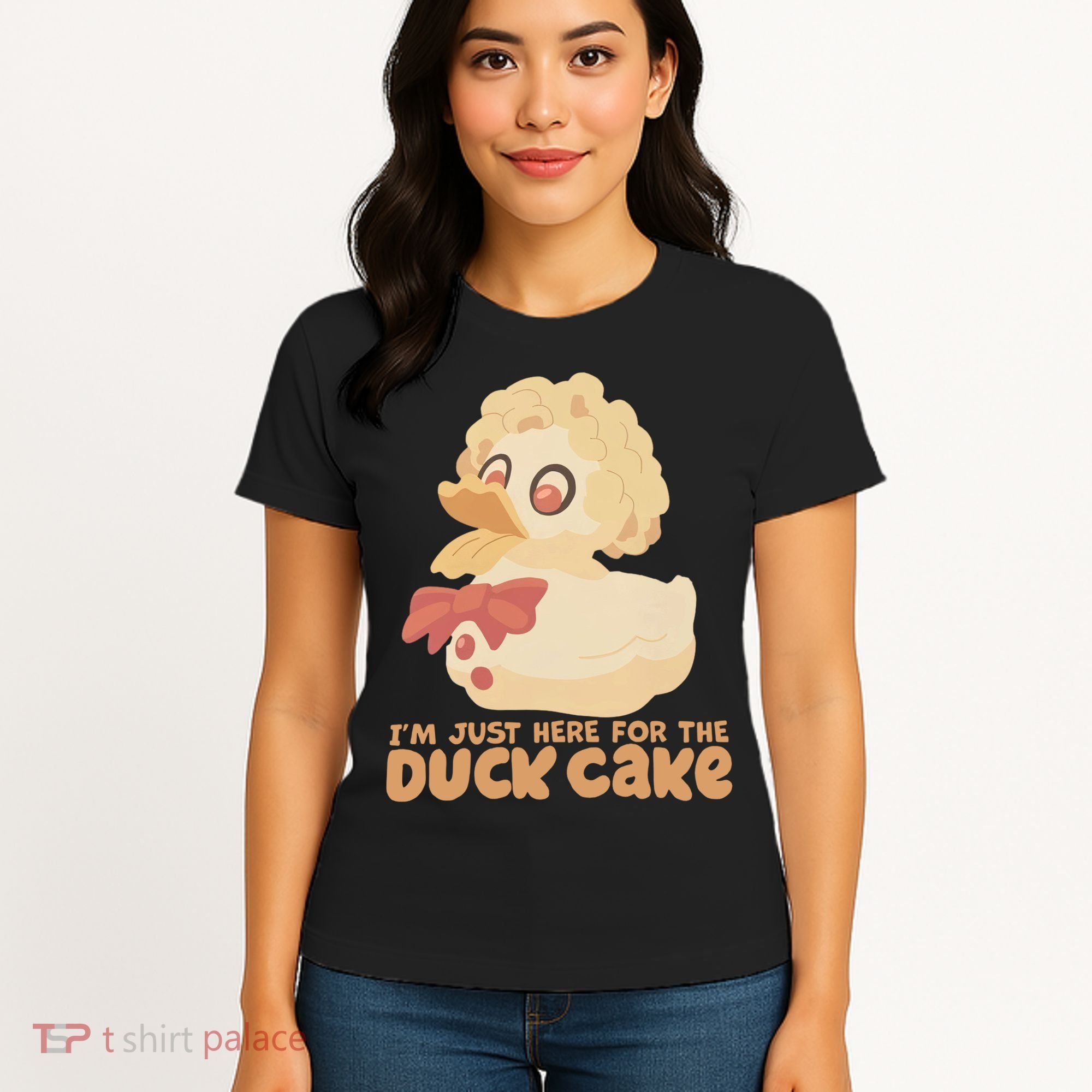 I Just Here For The Duck Cake Snack Women's T-Shirt