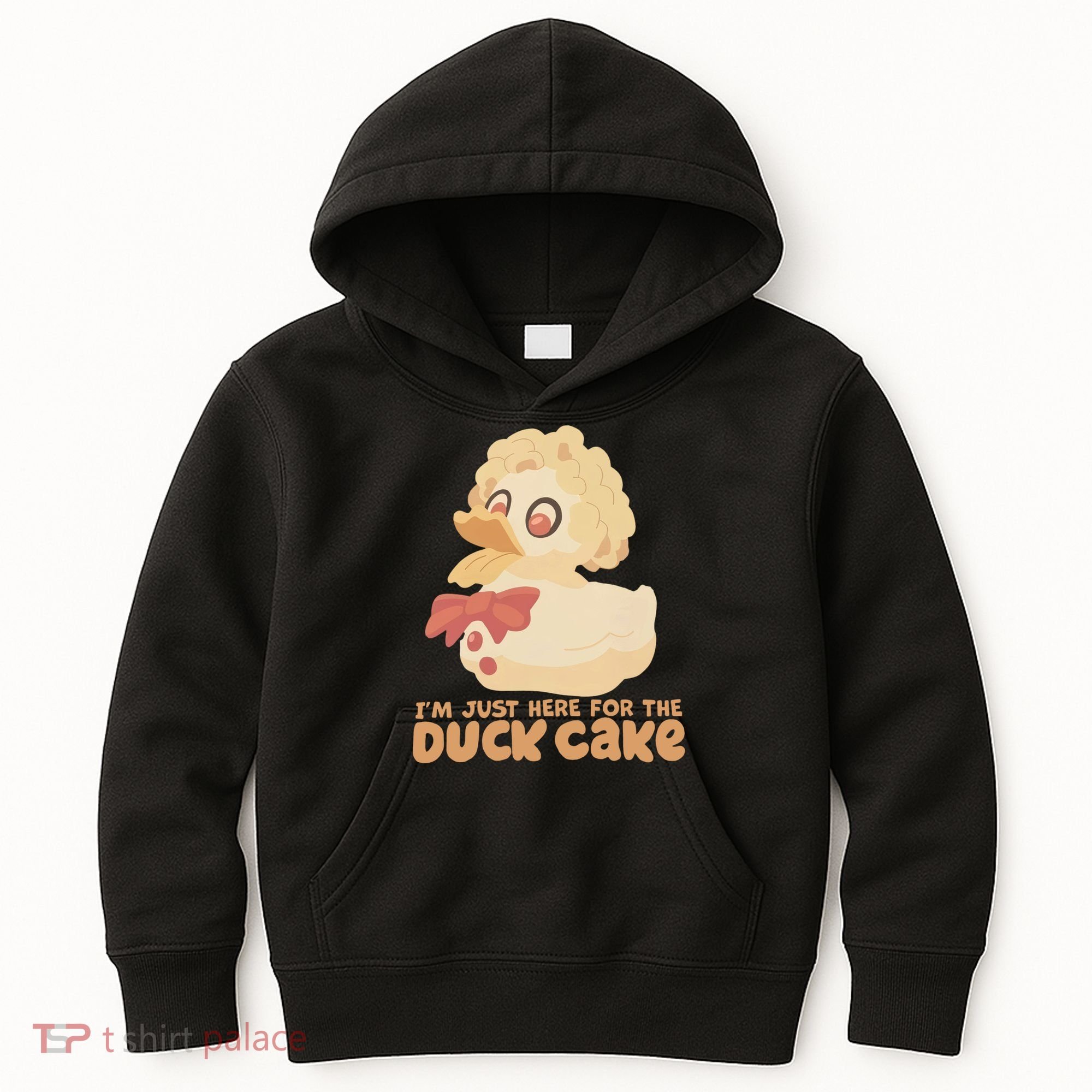 I Just Here For The Duck Cake Snack Kids Hoodie