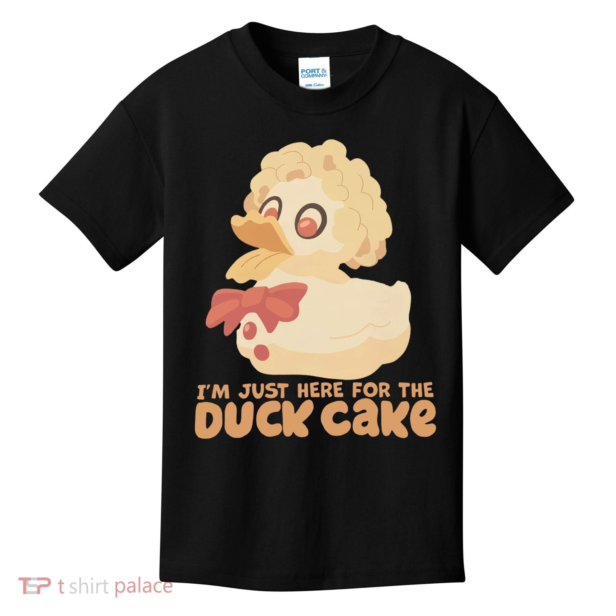 I Just Here For The Duck Cake Snack Kids T-Shirt