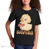 I Just Here For The Duck Cake Snack Kids T-Shirt thumb 2