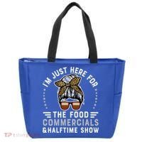 I’M Just Here For The Food Commercials And Halftime Show Gift Tote Bag thumb 0