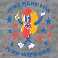 I'm Just Here For The Wieners 4th Of July Shirts Toddler Hoodie thumb 2