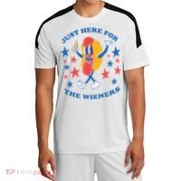 I'm Just Here For The Wieners 4th Of July Shirts Sport-Tek Competitor United Soccer Jersey thumb 0