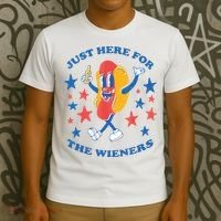 I'm Just Here For The Wieners 4th Of July Shirts T-Shirt thumb 3