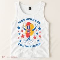 I'm Just Here For The Wieners 4th Of July Shirts Tank Top thumb 2