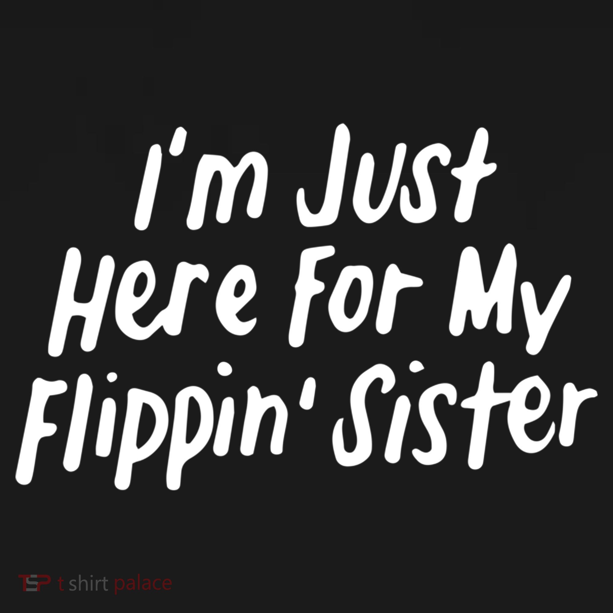 I'm Just Here For My Flippin' Sister Gymnast Brother Cool Gift Ornament