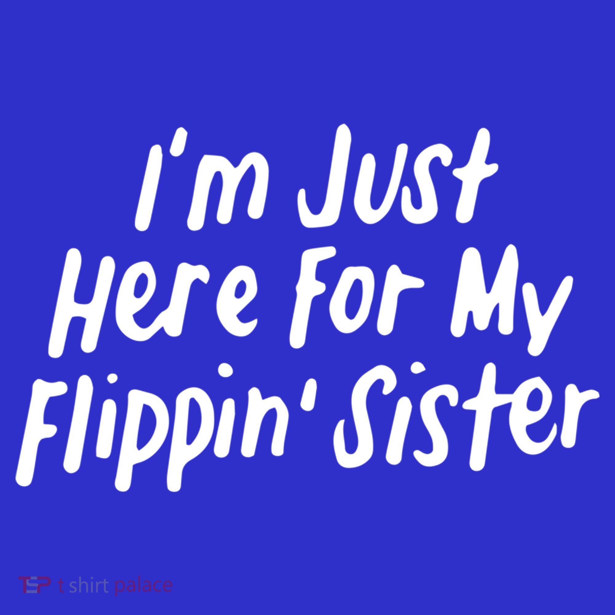 I'm Just Here For My Flippin' Sister Gymnast Brother Cool Gift Women's Tank Top