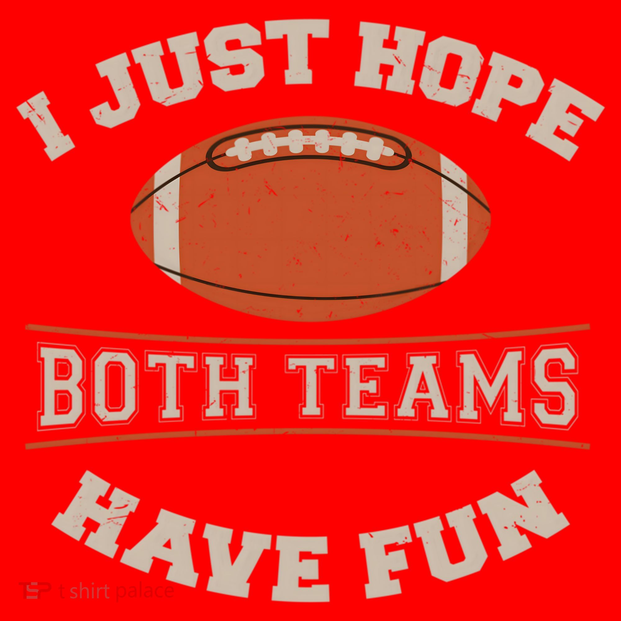 I Just Hope Both Teams Have Fun Sarcastic Football Saying Gift Santa Hat