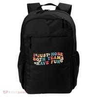 I Just Hope Both Teams Have Fun Funny Football Backpack thumb 0