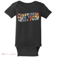 I Just Hope Both Teams Have Fun Funny Football Baby Bodysuit thumb 0
