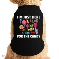 IM Just Here For The Candy Lollipop Sweets Gift Halloween Doggie Tank thumb 0
