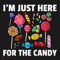 IM Just Here For The Candy Lollipop Sweets Gift Halloween Pajama Set thumb 2