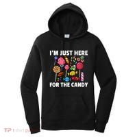 IM Just Here For The Candy Lollipop Sweets Gift Halloween Women's Hoodie thumb 0