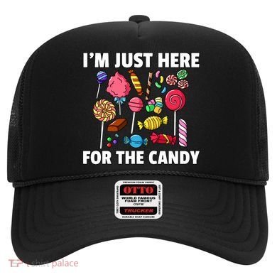 IM Just Here For The Candy Lollipop Sweets Gift Halloween Hat