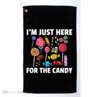 IM Just Here For The Candy Lollipop Sweets Gift Halloween Golf Towel thumb 0