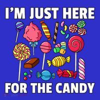 IM Just Here For The Candy Lollipop Sweets Gift Halloween Long Sleeve Shirt thumb 2