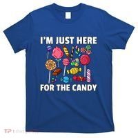 IM Just Here For The Candy Lollipop Sweets Gift Halloween T-Shirt thumb 0