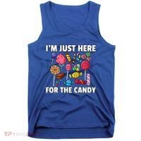 IM Just Here For The Candy Lollipop Sweets Gift Halloween Tank Top thumb 0