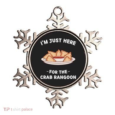 Im Just Here For The Crab Rangoon Food Lover Ornament