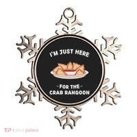 Im Just Here For The Crab Rangoon Food Lover Ornament thumb 0