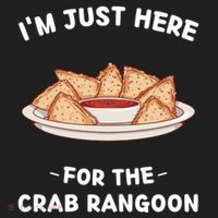 Im Just Here For The Crab Rangoon Food Lover Hat thumb 2