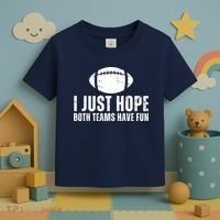 I Just Hope Both Teams Have Fun American Football Toddler T-Shirt thumb 3