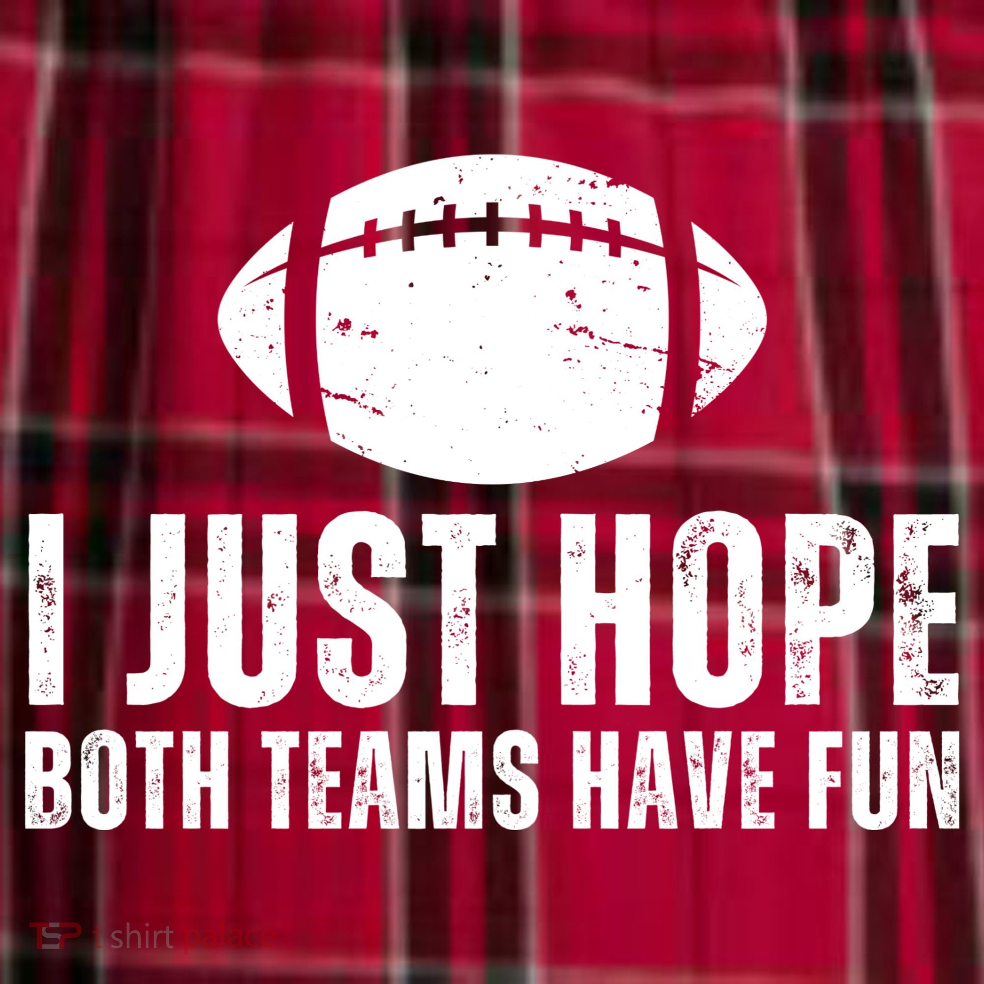 I Just Hope Both Teams Have Fun American Football Men's Flannel Plaid Pajama Pants