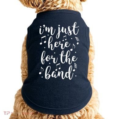 I'm Just Here For The Band Marching Halftime Show Doggie Tank