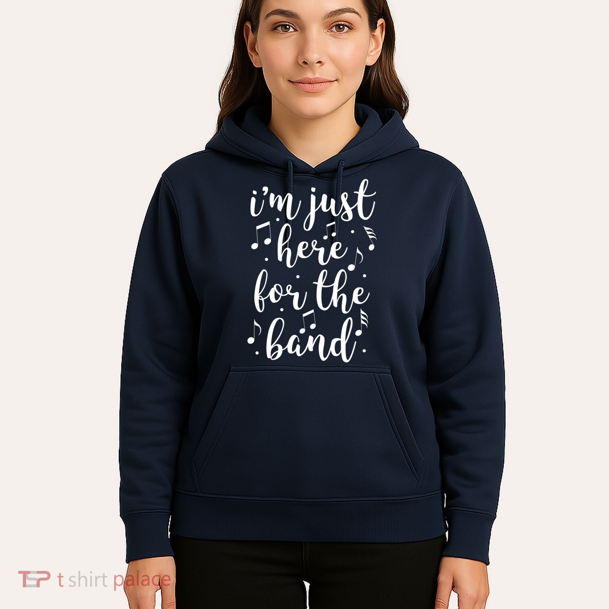I'm Just Here For The Band Marching Halftime Show Hoodie