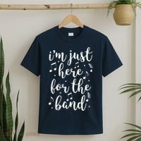 I'm Just Here For The Band Marching Halftime Show T-Shirt thumb 2