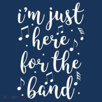 I'm Just Here For The Band Marching Halftime Show Women's Hoodie thumb 2