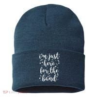 I'm Just Here For The Band Marching Halftime Show Sustainable Knit Beanie thumb 0
