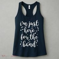 I'm Just Here For The Band Marching Halftime Show Women's Tank Top thumb 3