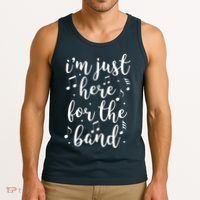 I'm Just Here For The Band Marching Halftime Show Tank Top thumb 3