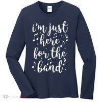 I'm Just Here For The Band Marching Halftime Show Women's Long Sleeve Shirt thumb 0