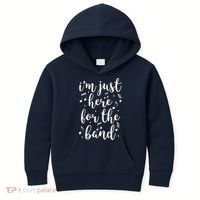 I'm Just Here For The Band Marching Halftime Show Kids Hoodie thumb 0