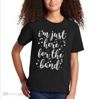 I'm Just Here For The Band Marching Halftime Show Kids T-Shirt thumb 2