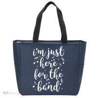 I'm Just Here For The Band Marching Halftime Show Tote Bag thumb 0