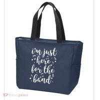 I'm Just Here For The Band Marching Halftime Show Tote Bag thumb 3