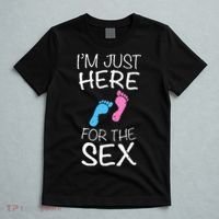 Im Just Here For The Sex Gender Reveal T-Shirt thumb 5