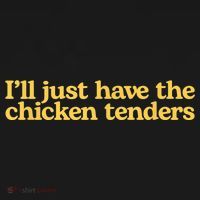I'll Just Have The Chicken Tenders Funny Kids Sweatshirt thumb 2