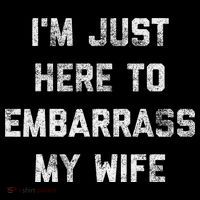 Im Just Here To Embarrass My Wife Funny Husband Dad Workout Coffee Mug thumb 5