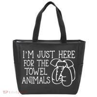 Im Just Here For The Towel Animals Tote Bag thumb 0