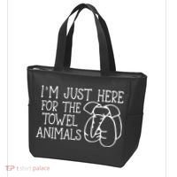 Im Just Here For The Towel Animals Tote Bag thumb 3