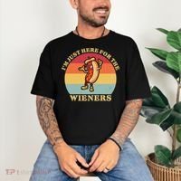 Im Just Here For The Weiners 4th Of July Comfort Colors T-Shirt thumb 3