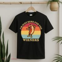Im Just Here For The Weiners 4th Of July T-Shirt thumb 2