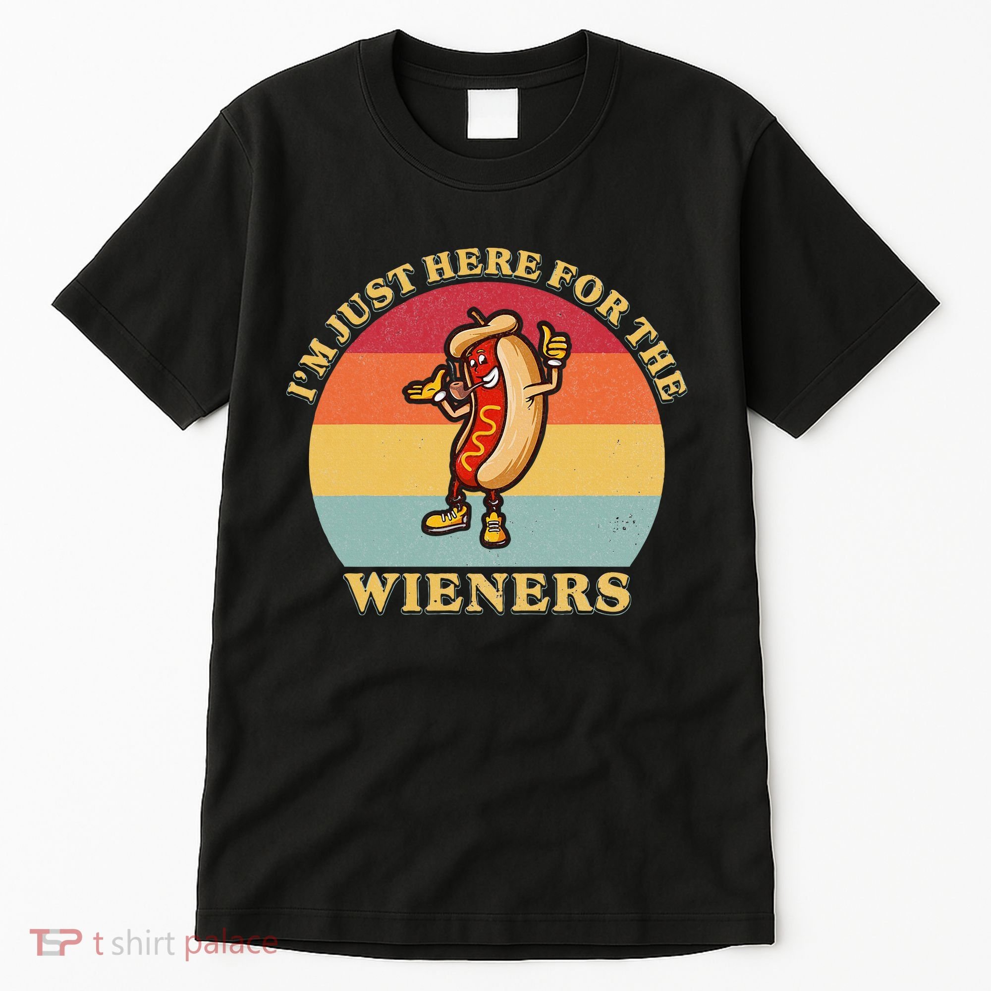Im Just Here For The Weiners 4th Of July Tall T-Shirt