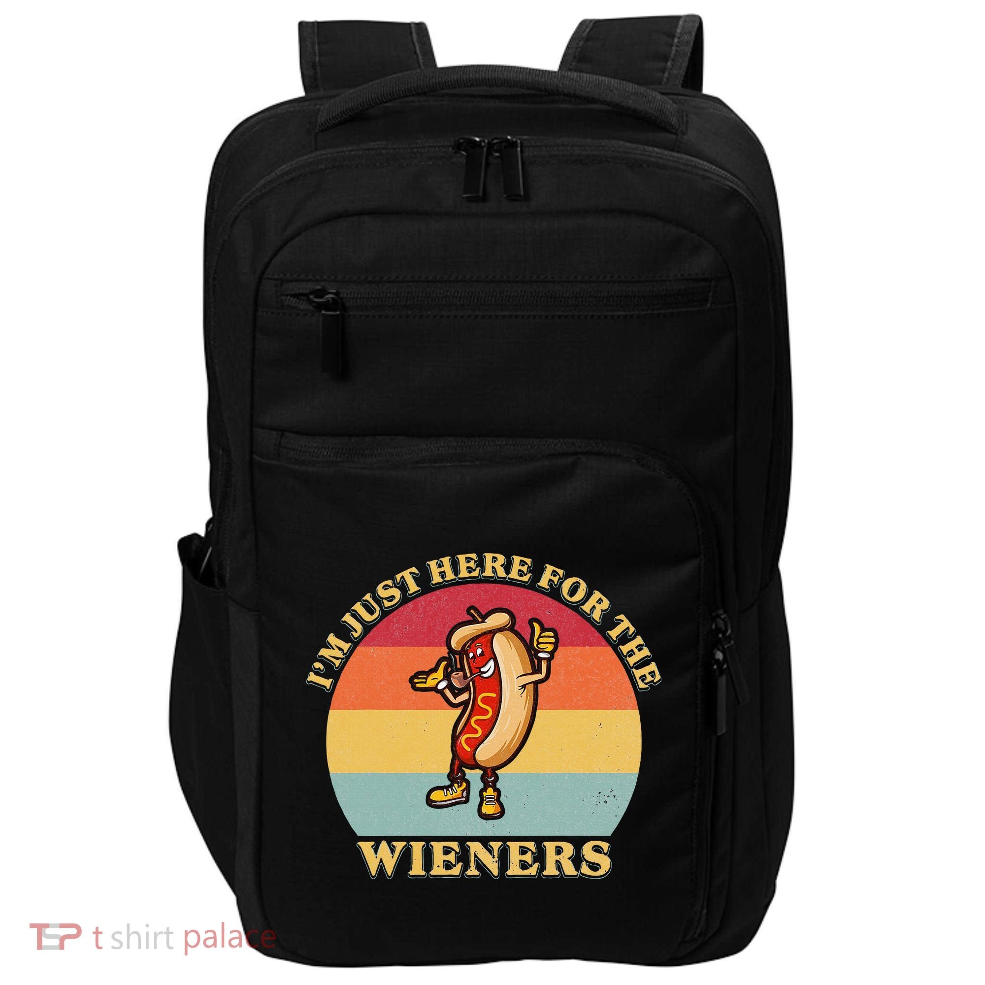 Im Just Here For The Weiners 4th Of July Impact Tech Backpack