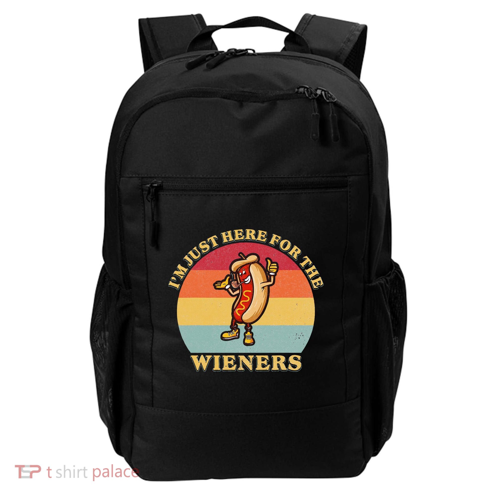 Im Just Here For The Weiners 4th Of July Backpack