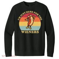 Im Just Here For The Weiners 4th Of July V.I.T. Fleece Crew Sweatshirt thumb 0
